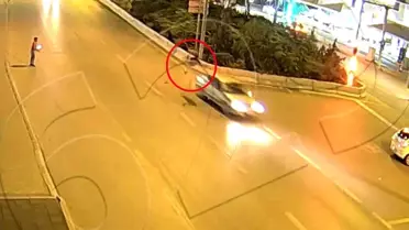 Kırıkkale'de Feci Kaza: Yaya Havaya Savruldu