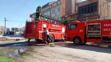 Tavşanlı'da Yangın: 1 İtfaiye Eri Yaralandı