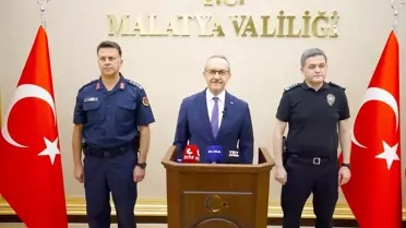 Malatya'da Asayiş Olumsuzları Yüzde 14 Azaldı