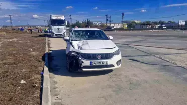 Tekirdağ'da Yaya Trafik Kazası