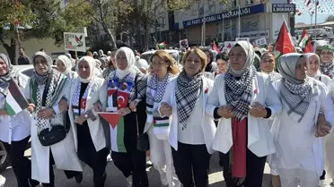 Sakarya ve çevre illerde AK Parti'li kadınlar Gazze'nin 'sesi' oldu