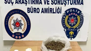 Şırnak'ta Uyuşturucu Operasyonu: 1 Hükümlü Yakalandı