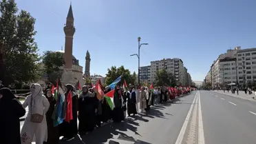 Sivas'ta Gazze İçin Sessiz Çığlık