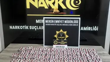 Anamur'da 4 Bin Sentetik Ecza Hapı Ele Geçirildi