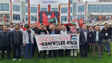 TÜ'de Gazze İçin Yürüyüş
