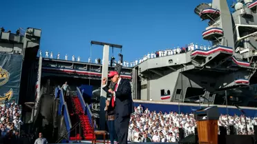 Trump, Donanmanın 250. Yıl Dönümünü Kutladı