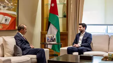 Ürdün Veliaht Prensi Hüseyin, Türkiye'nin Amman Büyükelçisi Caymazoğlu'nu kabul etti
