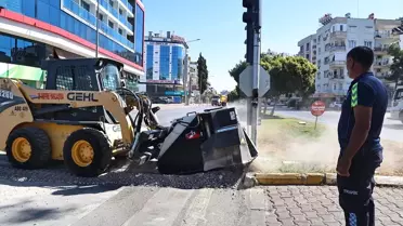 Antalya'da Sinyalizasyon Yenileme Çalışmaları