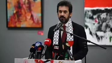 HAK-İŞ, 'Bütün Renkler Gazze'ye Bağış Sergisi' düzenledi