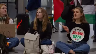 Hollanda'da Filistin'e Destek Gösterileri