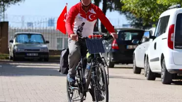 İzmirli Gezgin Orhan Kotluk, Deprem Farkındalığı İçin Kahramanmaraş'a Pedal Çeviriyor