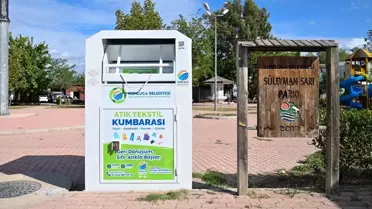 Kumluca'da Tekstil Atık Kumbaraları Artıyor
