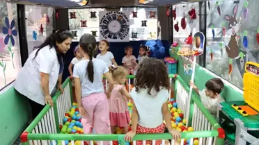 Nazilli Belediyesi'nden Mobil Masal Bahçesi Projesi