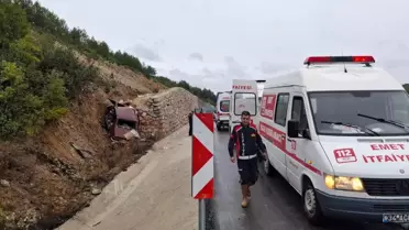 Emet'te Trafik Kazası: 1 Ölü, 1 Yaralı
