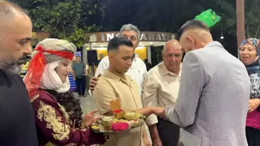 Gelin ve damat farklı ülkelerde nişanlandı