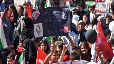 Sivas'ta Filistin İçin Yürüyüş Düzenlendi
