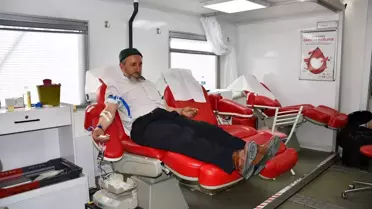 Vezirköprü'de 92 Ünite Kan Bağışı Toplandı
