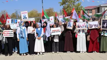 Van'da akademisyenler ve öğrenciler Filistin'e destek için yürüdü
