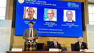 2025 Nobel Kimya Ödülü Sahipleri Açıklandı