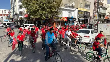 Öğrenciler Gazze İçin Pedal Çevirdi