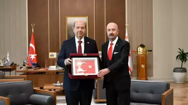 Zekai Aksakallı, KKTC Cumhurbaşkanı Tatar'ı Ziyaret Etti