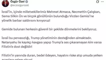 CHP'den İsrail'in Vicdan Gemisi'ne Saldırısına Kınama