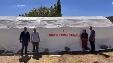 Sındırgı'da Depremzedelere Çadır Desteği