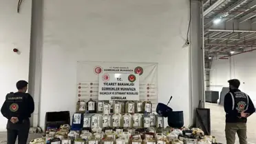 Gümrükte uyuşturucu operasyonu: 1,3 ton ele geçirildi