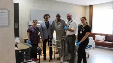 Yalova'da Mucize Ameliyat: 73 Yaşındaki Nijeryalı Hasta Yıllar Sonra Yeniden Yürüdü