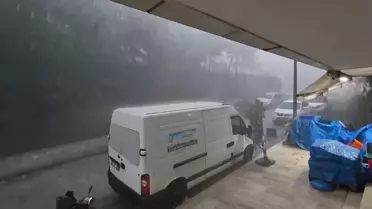 Ereğli'de Dolu ve Su Taşkını
