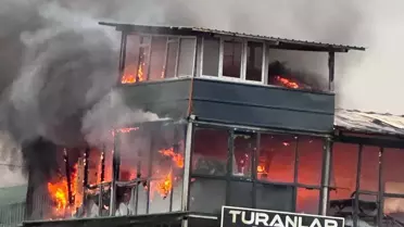 Dilovası'nda Kontenyer Yangını