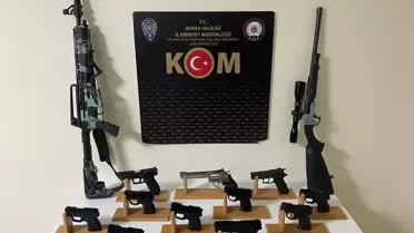 Gemlik'te Yasa Dışı Silah Ticareti Operasyonu