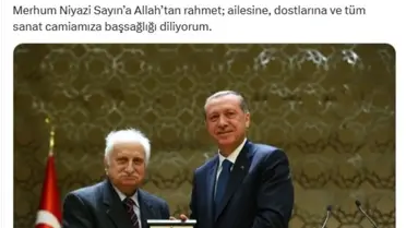 Neyzen Niyazi Sayın'ın Vefatı Cumhurbaşkanı Erdoğan'ı Üzdü
