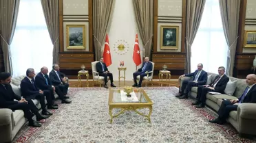 Cumhurbaşkanı Erdoğan, IKBY Başkanı Barzani'yi kabul etti