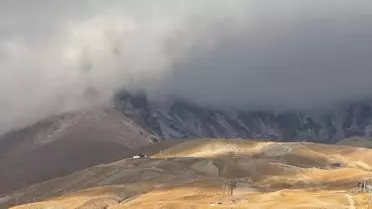 Erciyes'te Kar Yağışı