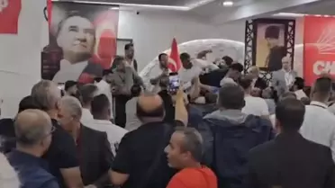 CHP Kongresinde Kavga