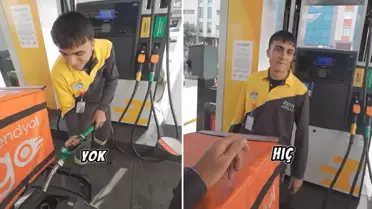 Pompacıdan kuryeye Atatürk sorusu: Bilirsen yakıt ücreti almayacağım