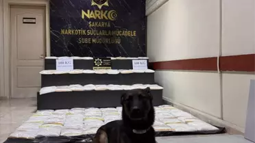 Sakarya'da 100 Kilogram Uyuşturucu Ele Geçirildi