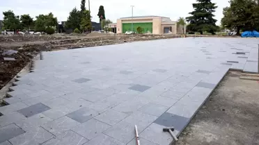 Samsun Valilik Meydanı'nda Düzenleme Çalışmaları
