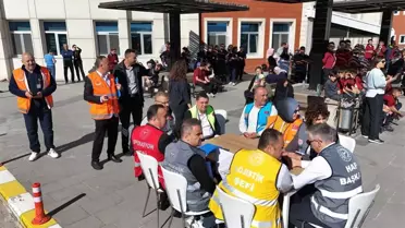 Sivas'ta Deprem ve Yangın Tatbikatı