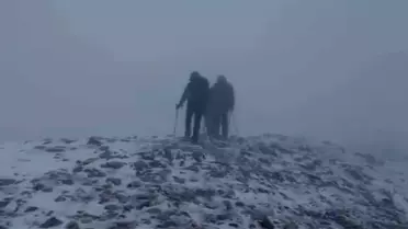 Uludağ Zirvesi Karla Kaplandı