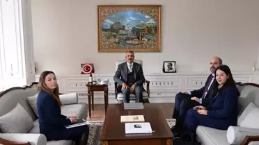 Yunan Konsolosu Balios'dan Vali Sezer'e Ziyaret