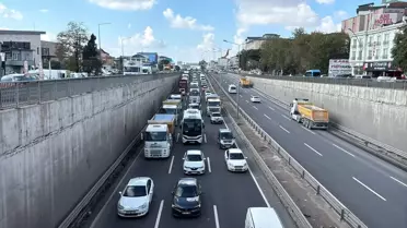 Gebze'de Trafik Kazası: D-100'de Aksamalar
