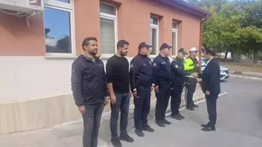 Kaymakam Kahveci Emniyet Amirliğini Ziyaret Etti