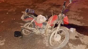Bafra'da Motosiklet Kazası