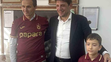Minik Trabzonsporlu'ya Destek Ziyareti