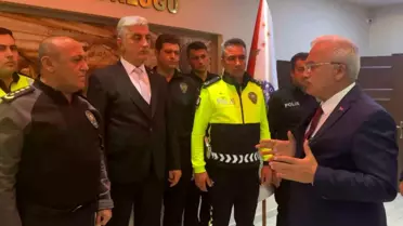 Aksaray'da Alkollü Sürücü ve Yanındaki Kadından Polise Tehdit, Vali'den Başarı Belgesi