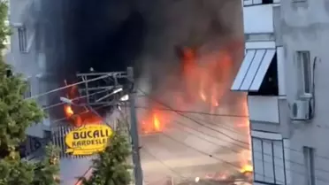 Buca'da Yangın: Maddi Hasar Var
