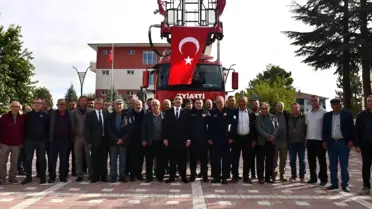 Eskişehir'de Beylikova İtfaiye Amirliği'ne 16 Milyon TL'lik Yeni İtfaiye Aracı Tahsis Edildi