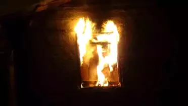 Bolu'da Samanlık Yangını Korkuya Neden Oldu